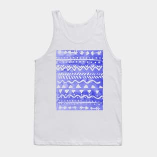 Loose bohemian pattern - ultramarine blue Tank Top